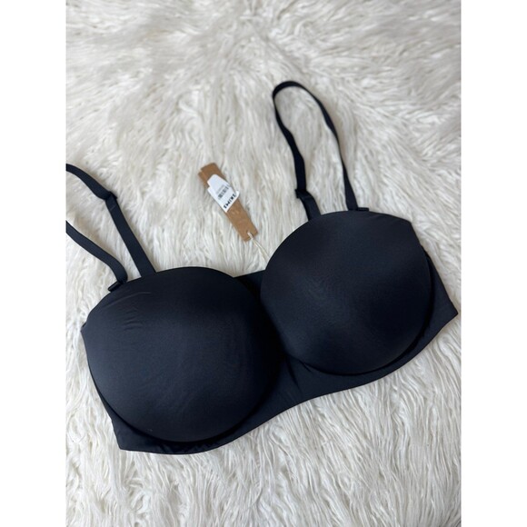 Skims Ultimate Push Up Strapless Bra Onyx Size 38DD - Picture 3 of 7